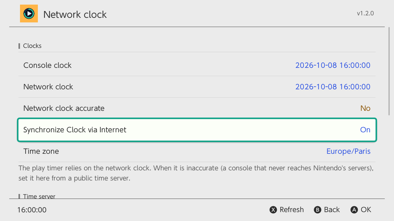 Network clock