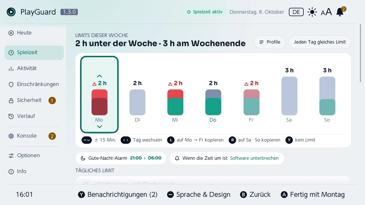 Einen Tag bearbeiten