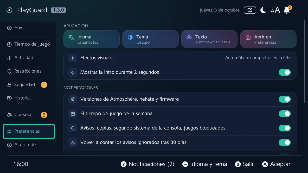 Preferencias