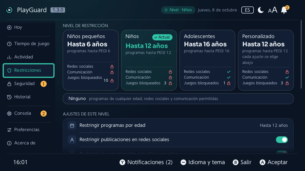 Restricciones