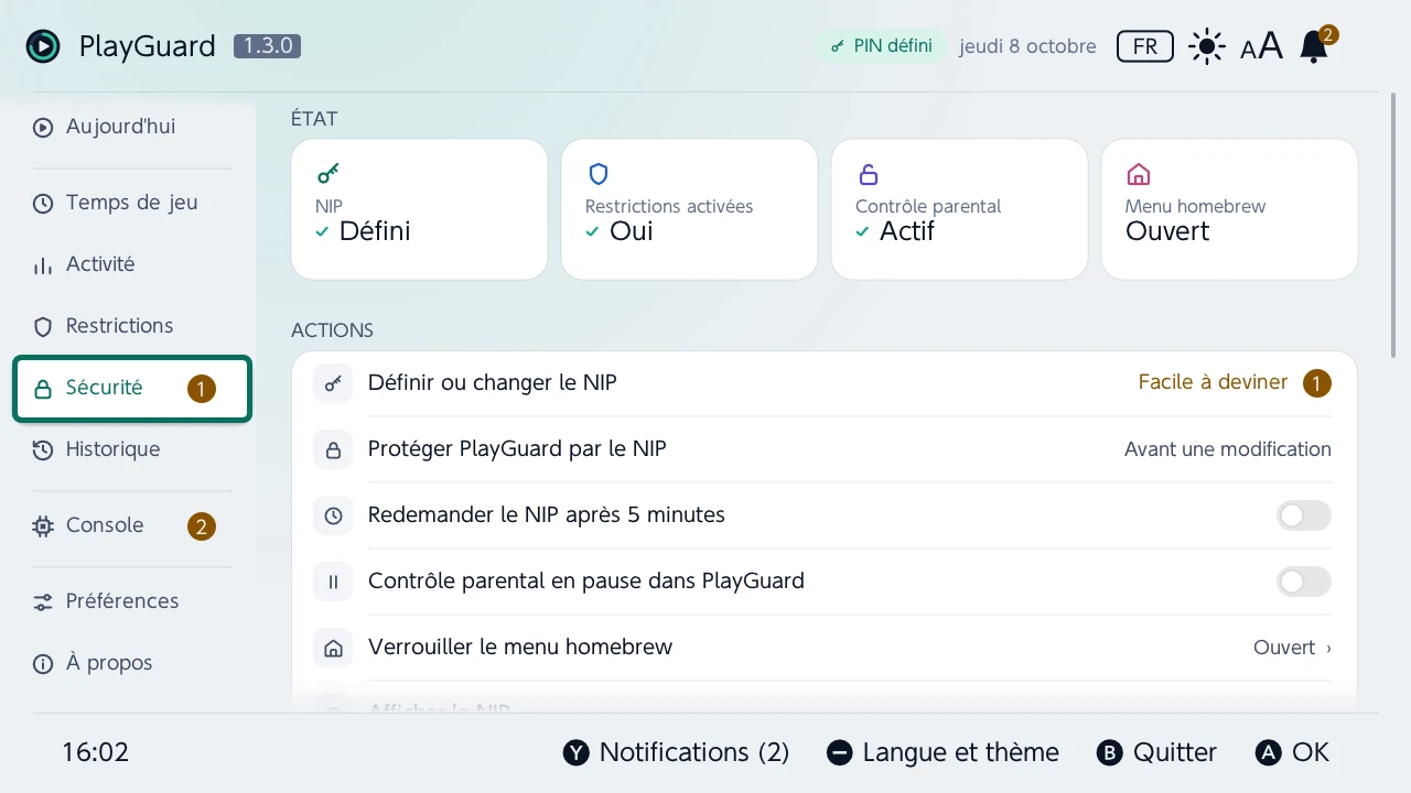 Sécurité