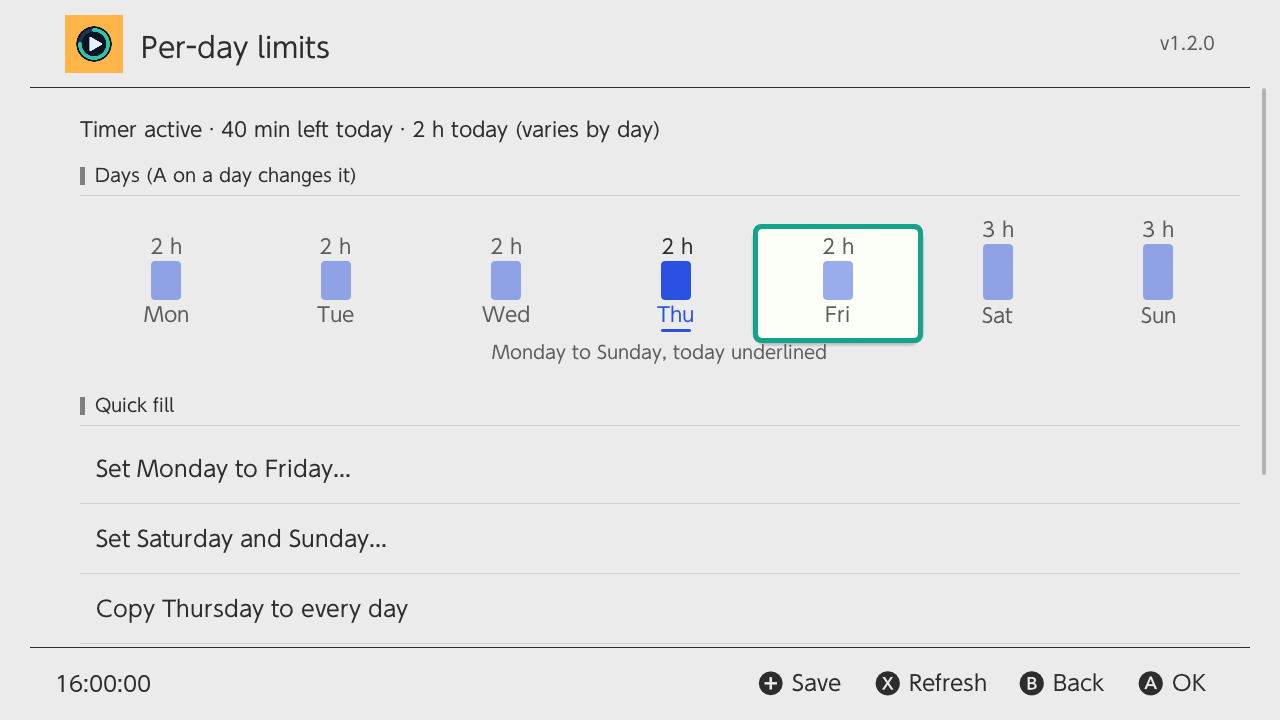 One limit per day