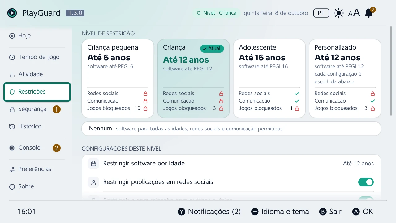 Restrições