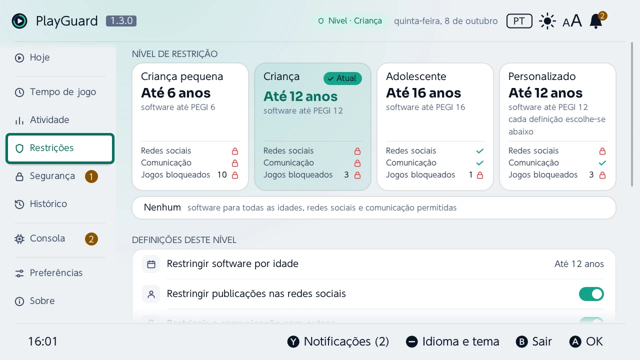 Restrições