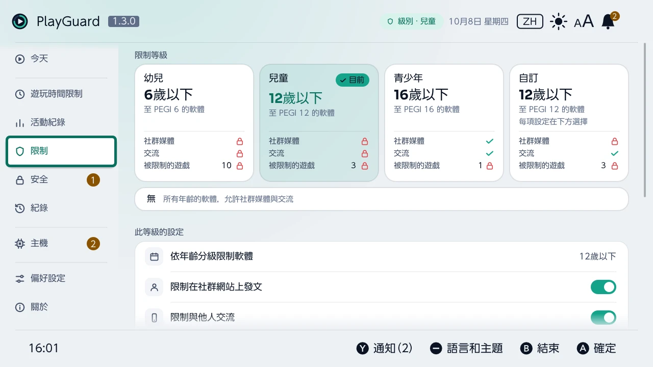 限制